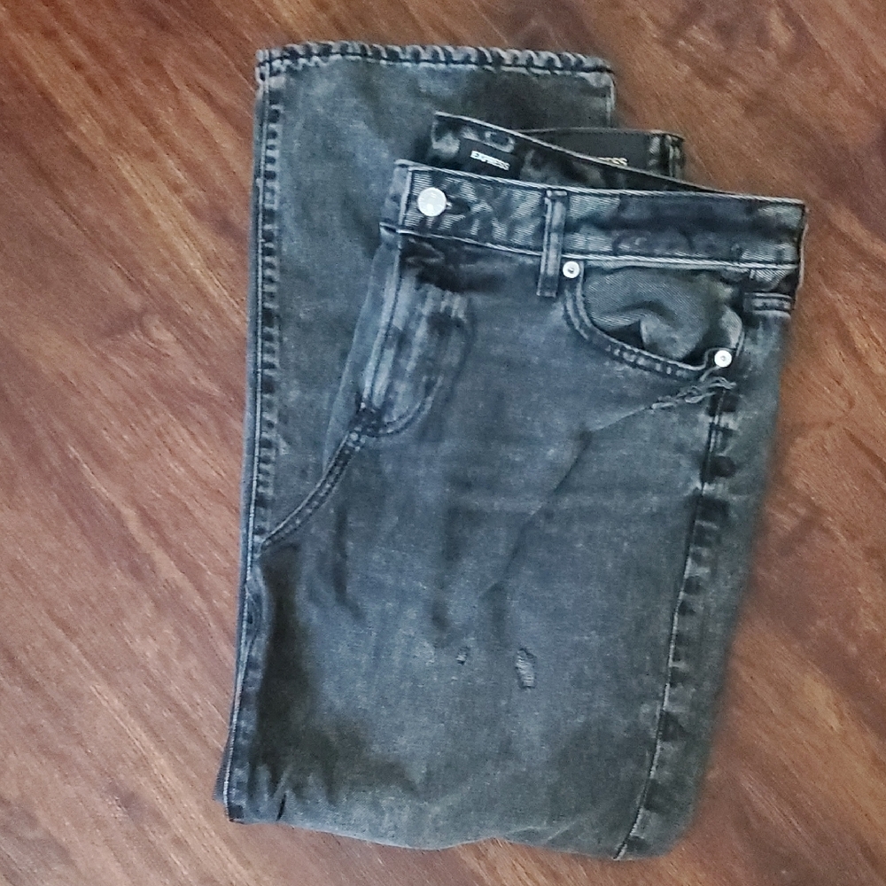 Express Women's Black Ankle Jeans